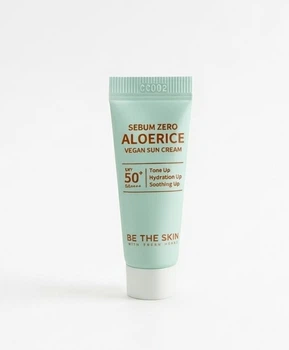 Сонцезахисний крем для обличчя Be The Skin Sebum Zero Aloerice Vegan Sun Cream SPF 50+, PA++++, 5ml