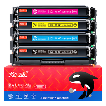 Картриджи лазерные Huiwei CF540A 203A для HP M254dn/M254dw/M254nw, M280nw, M281fdn/M281fdw, 4 цвета