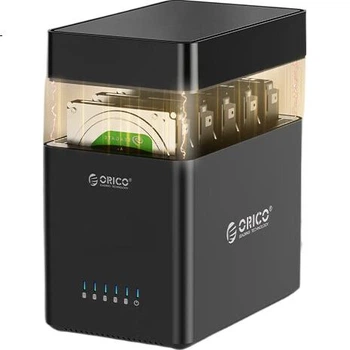 Корпус для жесткого диска ORICO, 3,5-дюймовый многоотсековый внешний портативный корпус для хранения данных с USB 3.0 и SATA-портом, DS500U3, 5 отсеков.