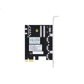 Сетевая карта EB-LINK PCI-E гигабитная с 3 портами USB 3.0