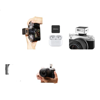 ZENIKO ZT08S Миниатюрная TTL-вспышка для фотоаппарата Sony, крепление на горячий башмак, высокоскоростная синхронизация, автоматический замер экспозиции, портативная для съемки на открытом воздухе с фотоаппаратами Sony [Один горячий башмак без камеры]