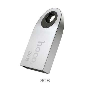 USB-флешка Hoco mini UD9 8GB USB 2.0 Silver (6931474725745)