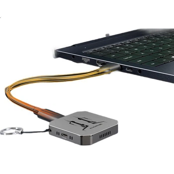 Магнитный корпус для жесткого диска WOPU 2230/2242, устройство чтения M.2 NVMe SSD, совместим с Apple iPhone 16/17 Pro Max, MagSafe и телефонами Android, внешнее хранилище.