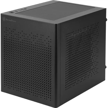 Корпус Silverstone SG16 Mini-ITX с поддержкой СЖО 120 мм и видеокарты 275 мм, черный