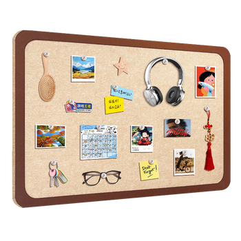 Наклейка на стену Flybook 100x150 см из фетра, съемная, не повреждающая поверхность, для размещения фотографий Polaroid, декоративная пробковая панель для стен, доска для сообщений, культурная стена, фетровая доска со скругленными углами.