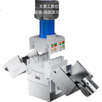 Модуль SAMZHE Keystone RJ-45 STP Cat 8 безинструментальный (MDK850)