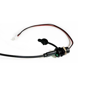 Врезной разъем USB Type-C зарядка, 2-pin мама водонепроницаемый, с гайкой 4,2В
