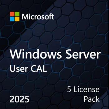 ПО для сервера Microsoft Windows Server 2025 CAL 5 User англ, ОЕМ без носія (EP2-25279)