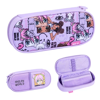 Пенал школьный Yes Smiley World. Anime PH-30