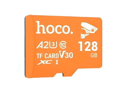 Карта пам'яті 128 GB Hoco MicroSDXC UHS-I (U3) Class 10 помаранчевий