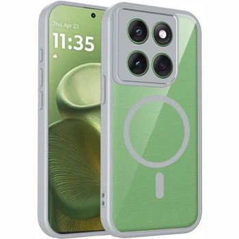 Защитный чехол Reframe Clear Bound with MagSafe для Motorola Edge 70 Fusion - Grey