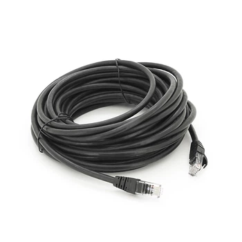 Патч-корд литой RITAR, UTP, RJ45, Cat.6, 10m, черный, Cu (медь) Q100