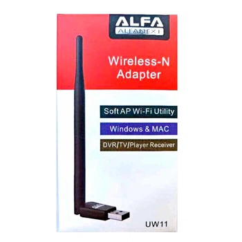 Беспроводной сетевой адаптер с антенной Wi-Fi USB LV-UW11RK-5DB RTL8188, 150Mbps, 2.4 GHz, Win10/8.1/8/7/XP,