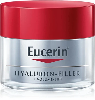 Ночной крем Eucerin Hyaluron-Filler+Volume-Lift с лифтинг эффектом для восстановления контура лица 50 мл.