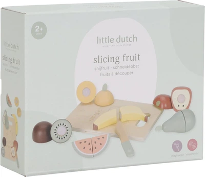 Ігровий набір Little Dutch Обробна дошка з фруктами FSC LD2504 (8713291225046)