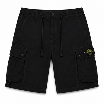 Мужские шорты карго Stone Island PALUM черные ТР6975 30