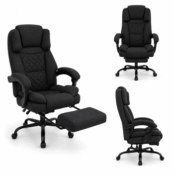 Офісне крісло з тканини Hanert Softline Black