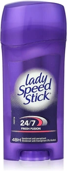Антиперспирант-дезодорант женский Lady Speed Stick Invisible Dry Fresh Fusion Deodorant сухой стик 65г