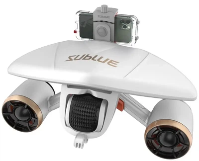 Акваскутер SuBlue Whiteshark MIX PRO 2026 року 2 рижима швидкості глибина до 10 м автономність 40 хвилин Білий
