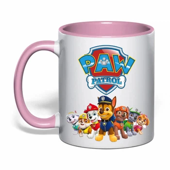Чашка с печатью "Paw Patrol/Щенячий патруль" (цвет розовый) (45333)