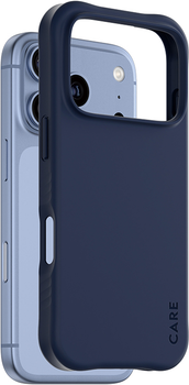 Etui CARE by PanzerGlass Fashionable Case Samba Black w. MagSafe do Apple iPhone 17 Pro Italian Blue (CR80416)
