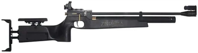 Пневматична гвинтівка PCP Zbroia Biathlon 550/200 Black — спортивна гвинтівка для тренувань біатлоністів