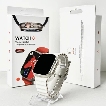 Умные часы Smart Watch GT9 Ultra с Bluetooth 49 мм Белые