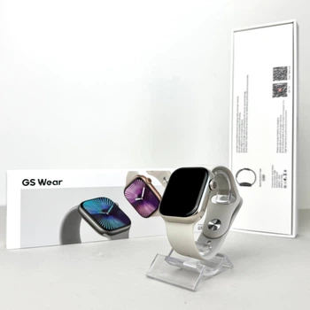 Розумний годинник Smart GS11 Mini 42 мм унісекс з пульсометром Bluetooth бежевий
