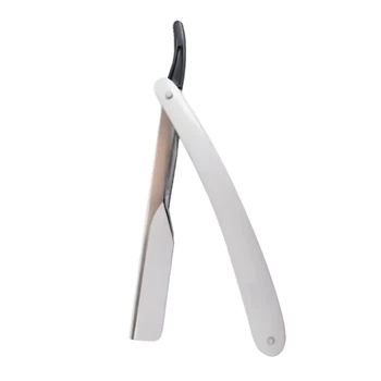 Опасная бритва Nishman Push Straight Razor (белая)