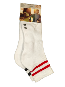 Носки для спорта и отдыха Crane Sport-Und Freizeitsocken 39-42р унисекс белые 2 пары