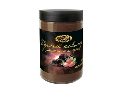 Гарячий шоколад FAVORITE FOODS 500г Полуниця пет-банка