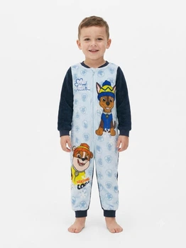 Кігурумі піжама флісова дитяча на хлопчика Paw Patrol 98-104р Блакитно-синій (1750)