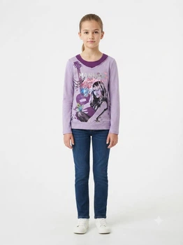 Лонгслів дитячий на дівчинку Hannah Montana Disney 146-152см Фіолетовий (1775)