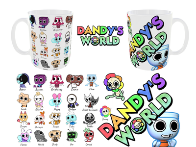 Чашка dandy world (денди ворлд/мир денди) 02