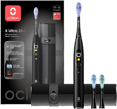 Електрична зубна щітка Oclean X Ultra 20 Set Чорна
