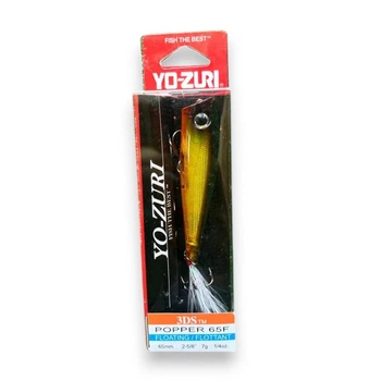 Воблер 3DR-X Popper 65F 65 мм 7г (Fishing) - поппер на щуку, окуня (8223-24)