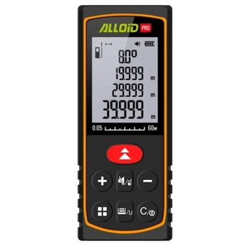 Дальномер Alloid Pro, лазерный, 60м (DM-11060)