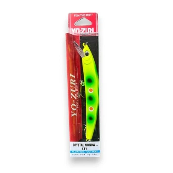 Воблер Crystal Minnow 110F 11g (0.7-1.0м) - плаваючий, на щуку, окуня, судака (8619-18)
