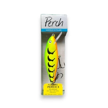 Воблер Perch 8F (80мм\12гр)(0,5-2м) - для троллинга, кастинга на щуку, судака, окуня (8616-9)