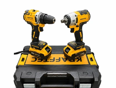 Аккумуляторный набор AlFAR Germany PRO 2в1 48V 6Ah — шуруповёрт и бесщёточный гайковёрт