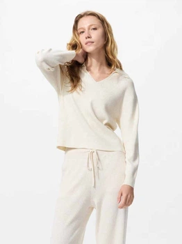 Пуловер женский Uniqlo 912802183 L Молочный (1160844862)