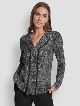 Блузка жіноча Donna Karan NY (DKNY) 366491574 M Чорна (1160885919)