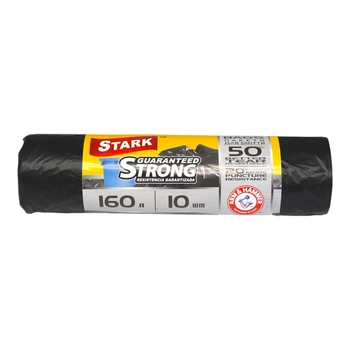 Пакети для сміття Stark міцні 160 л 10 шт (чорні)