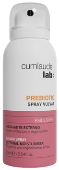 Sprej ochronny do higieny intymnej Cumlaude Prebiotic Spray Vulvar z prebiotykami 75 ml (8428749972501)