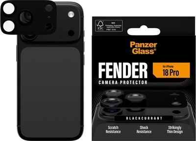 Захисне скло Panzer Glass Fender Camera Lens Protector Apple iPhone 18 Pro Black Currant (PG56050)
