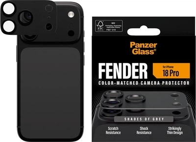 Захисне скло Panzer Glass Fender Camera Lens Protector Apple iPhone 18 Pro Shades of Grey (PG21195)