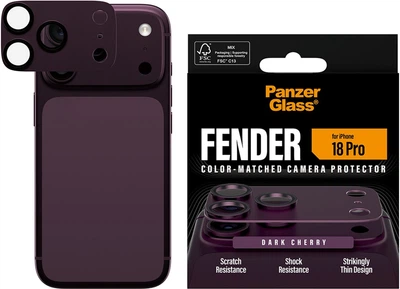 Захисне скло Panzer Glass Fender Camera Lens Protector Apple iPhone 18 Pro Dark Cherry (PG27428)