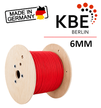 Кабель KBE SOLAR для сонячних панелей D 6 мм (Червоний)
