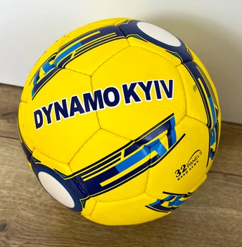 Мяч футбольный BALLONSTAR-84 DYNAMO KYIV, №5, жёлто-синий