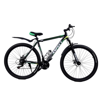 Велосипед гірський Crossbike Aspect 29" 19" Чорно/зелений (29СTA-006495)